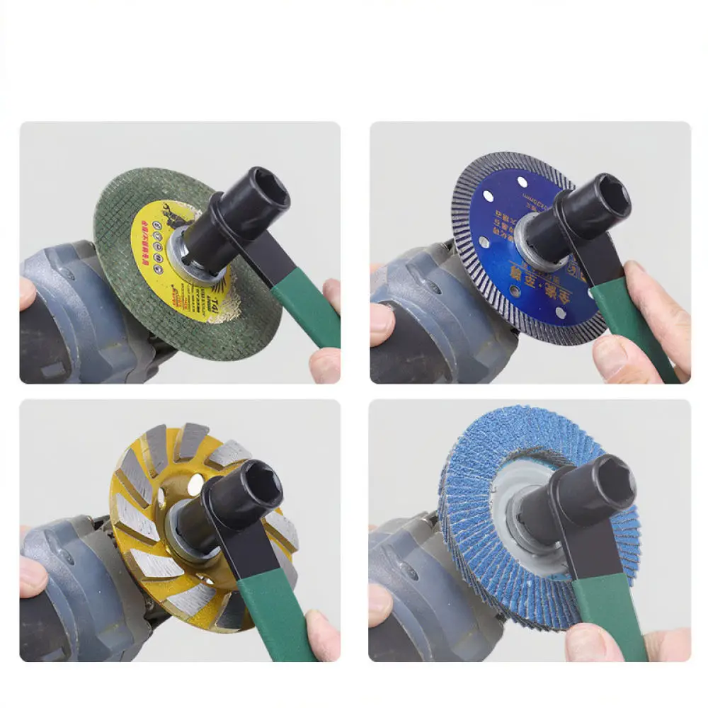 Angle Grinder Nut Disassembly Tool Pin Spanner Wrench With Anti Slip Silicone Handle Professional Repair Hardware