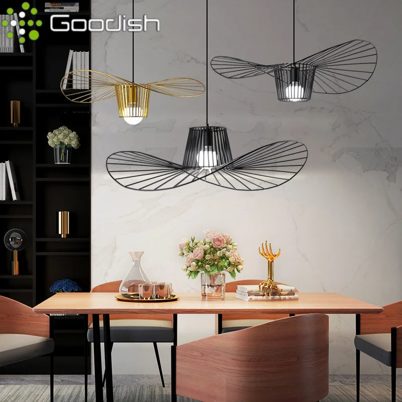 

Goodish Italian Designer LED Pendant Light Nordic Industrial Vintage Lamps for Living Dining Bedroom Home Decoration Chandeliers