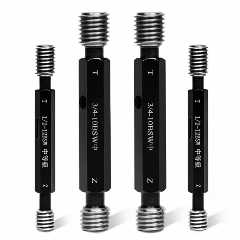 British Standard Thread Plug Gauge/Thread ring gauge BSW Thread gauge Through-stop gauge BSW1/4-20 3/8-16 Pitch Thread Test Tool