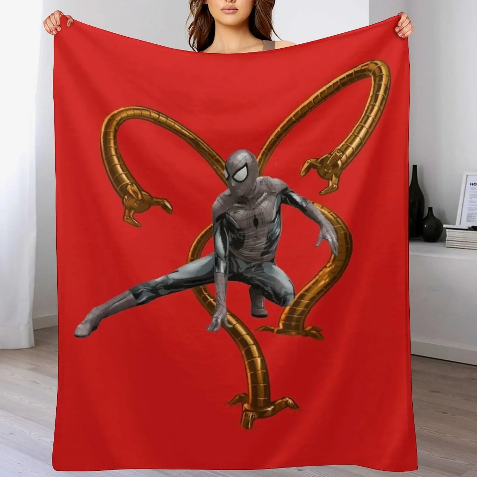 

Wektu Malihe Awak Doc Ock Dedi Sangare Werna Throw Blanket Lightweight Cozy Blanket for Bed Sofa