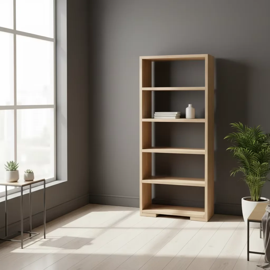 

# Современный роскошный дизайн: деревянные офисные стеллажи для помещений