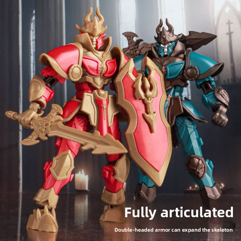 نموذج الملك آرثر نايت المنقولة المفصلية للرجال على الإنترنت المشاهير زخرفة درع درع المحارب روبوت بوي لعبة هدية