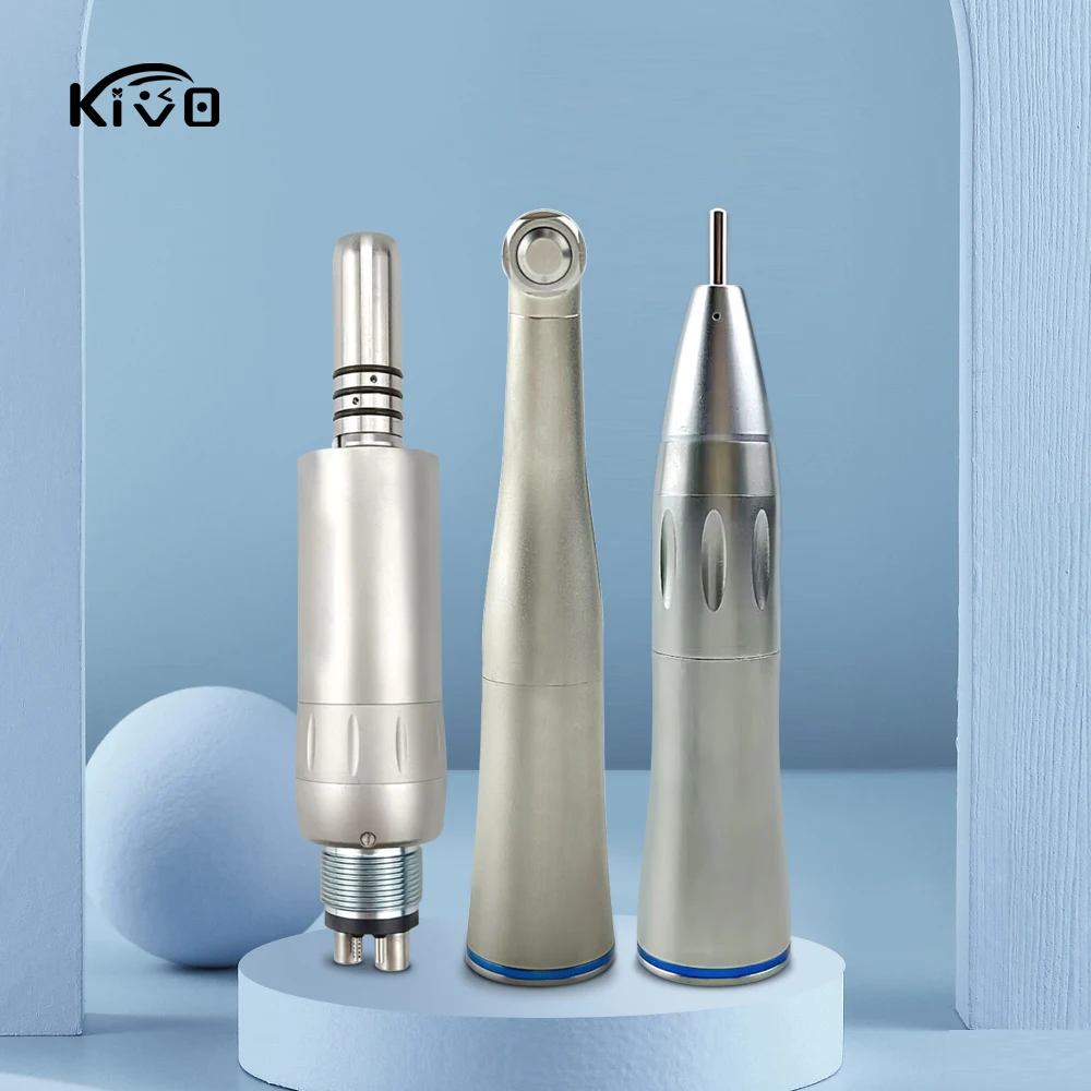 Baixa velocidade Handpiece Dental Set, Contra Angle Air Motor, Handpiece reto, TI-M205, 1:1