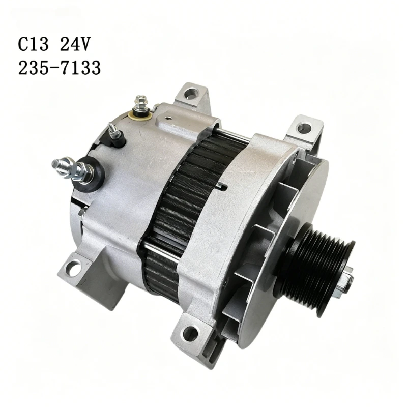24V 95A Alternator Assembly 235-7133 2357133 For Caterpillar CAT Excavator 345C 349E C13 Engine Replacement