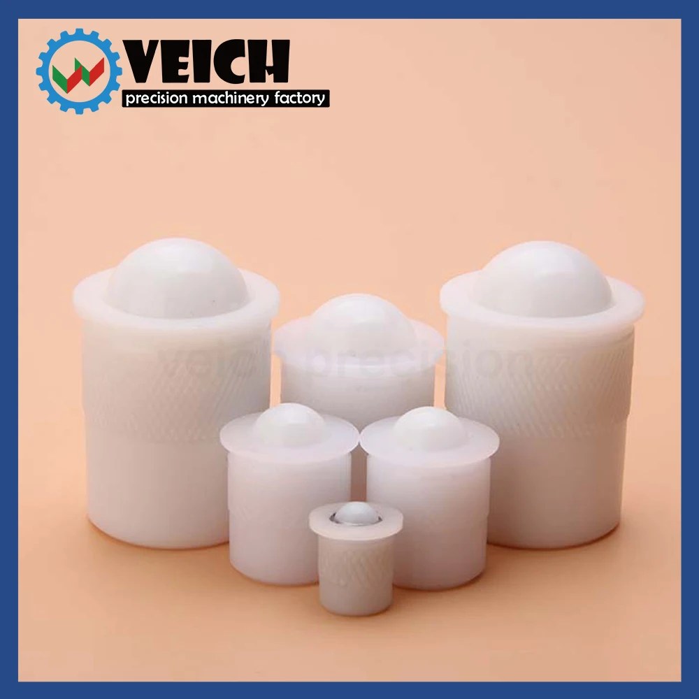 

VCN330 1PCS/2PCS/4PCS POM Ball Rollers Dia 7/9/13/15/20/24mm Roller Plungers Hardware Mini Ball Transfer Units