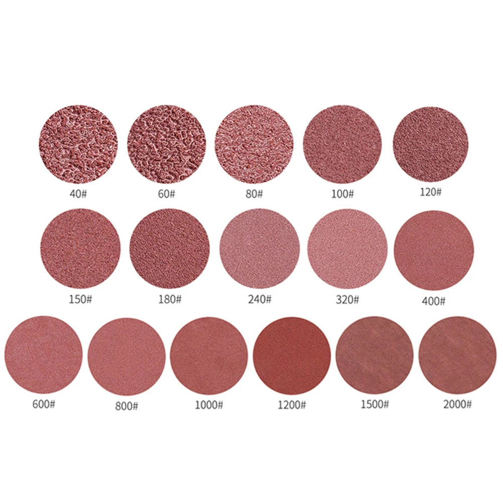 

60pcs Back Velvet Sandpaper Set Assorted Grit Sanding Sponge Discs Triangle Pads for Polishing Hook Loop Grinding