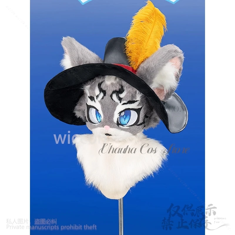 Furrsuit Costume Animale Anime Furry Cosplay Carino Cutecore Pirata Stile Vichingo Cappello Piuma Uniforme Kawaii Dolce Vestito ssi
