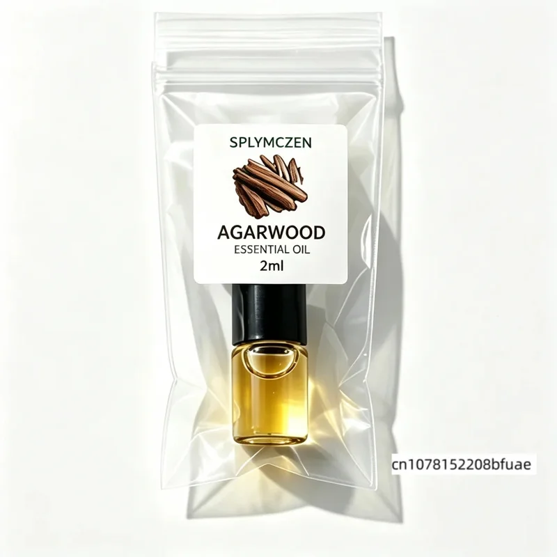 SPLYMCZEN 2ml Mini Botanical Aromatic Oil Set Agarwood Neem Blue Lotus Mugwort For DIY Soap Candle Making
