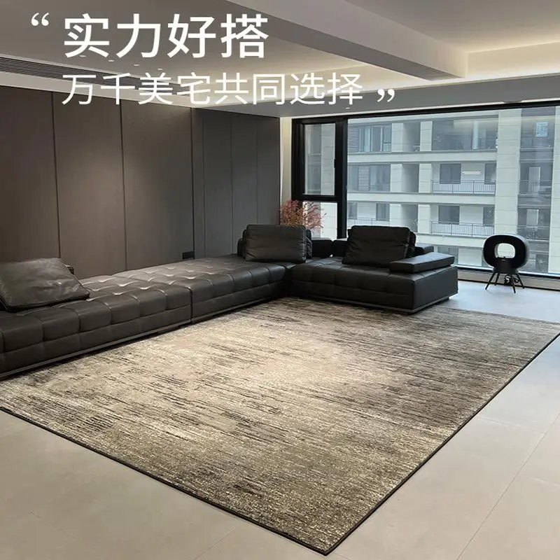 Living room carpet bedroom waterproof and anti-fouling floor mat sofa coffee table mat