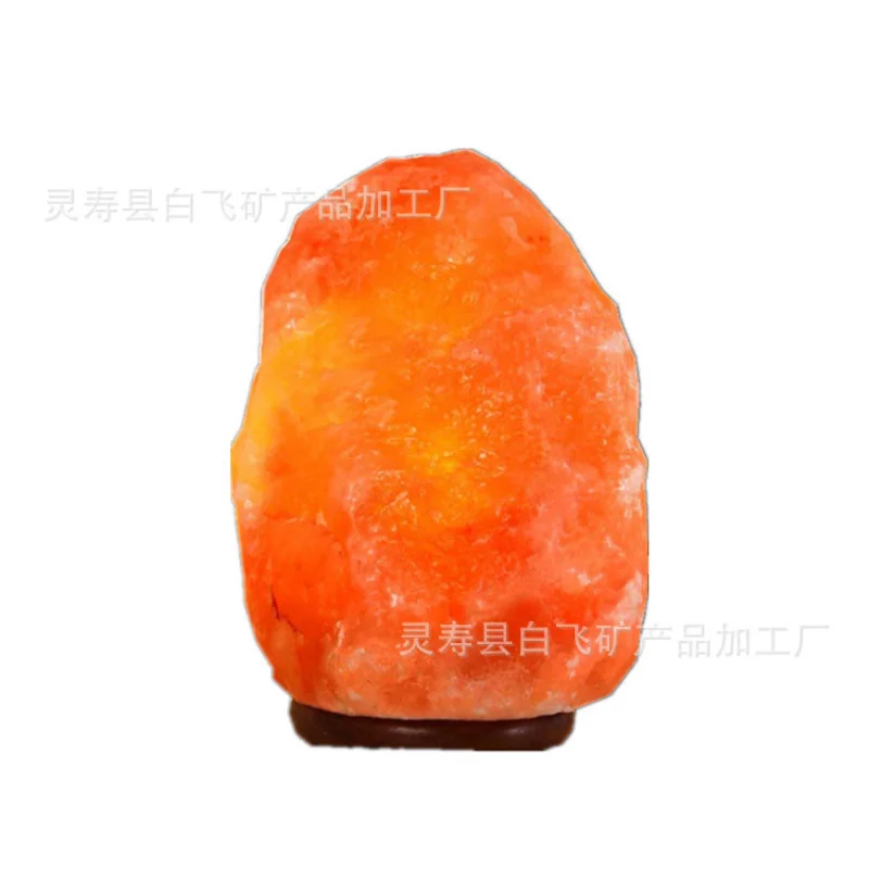 مصباح ملح الهيمالايا الصخري الطبيعي - ضوء ليلي بجانب السرير، استخدام غرفة عالي الجودة ​