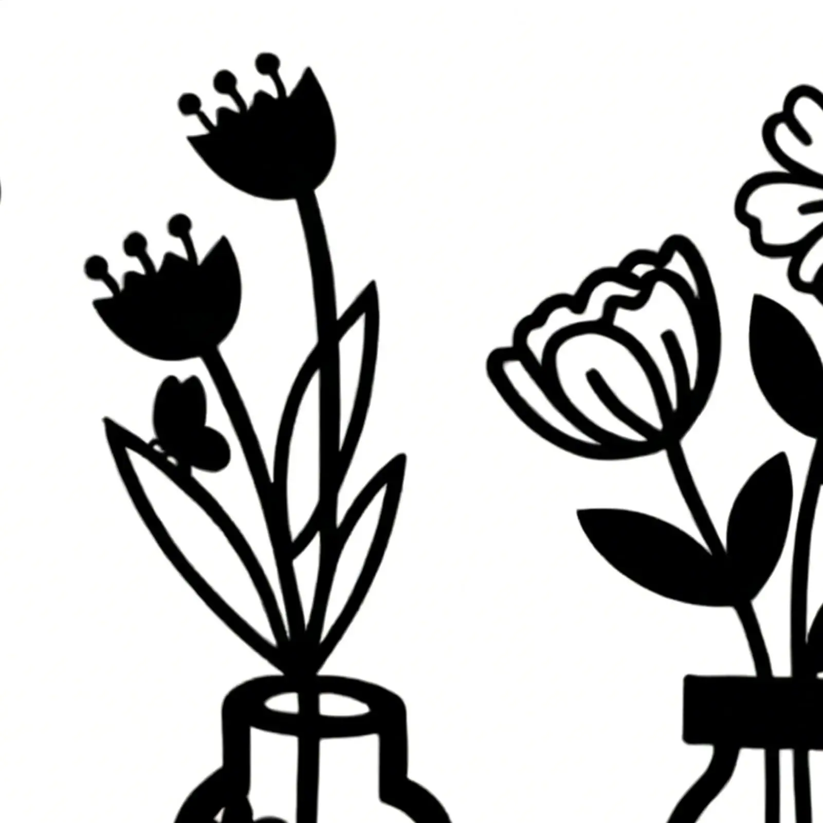 

Набор из 3-х современных металлических декоративных ваз для дома: настенные и настольные украшения для спальни, гостиной, кухни