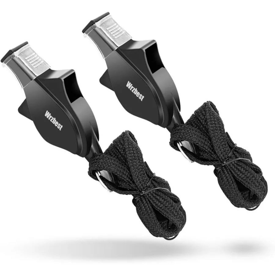 

Свисток спортивного рефери-тренера, безупречные пластиковые свистки с резиновой защитой зубов и ремешком