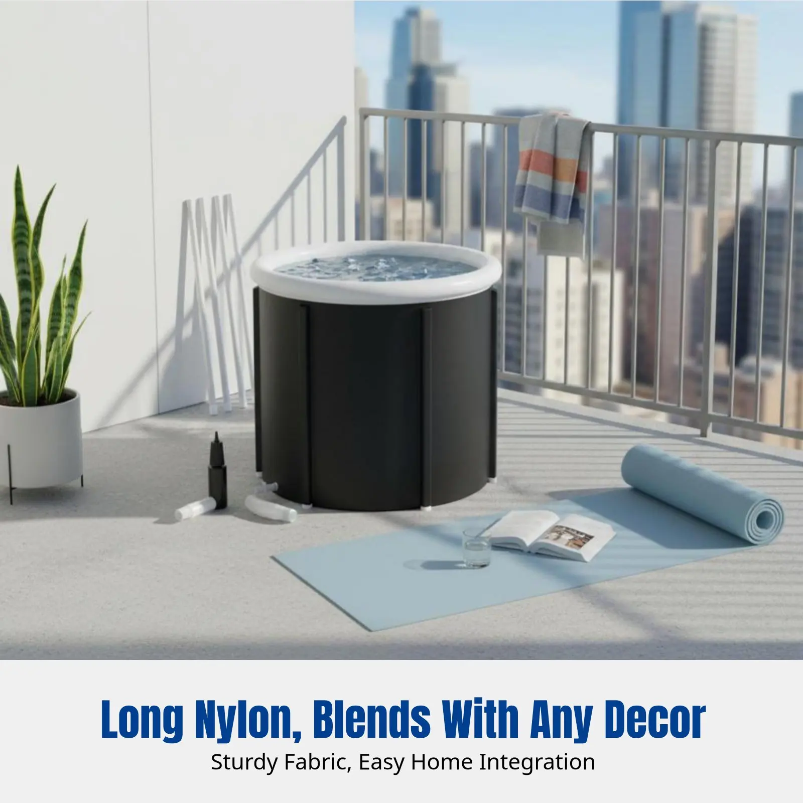 

Складная надувная ванна, ванна для взрослых, многофункциональная ванна для душа и ледяных ванн