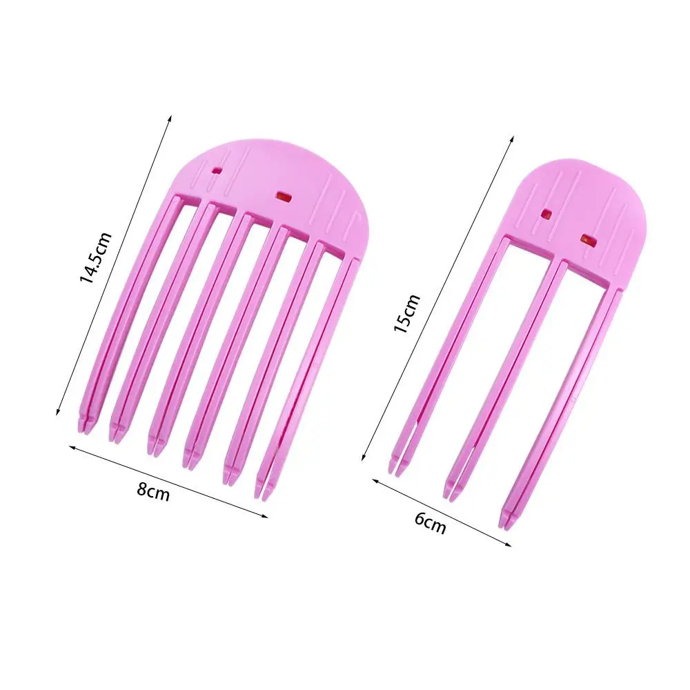 2 unids/set sin calor raíces del cabello rodillo de pelo herramientas de estilismo Diy esponjosa Clip de peinado rizado forma fija voluminizador