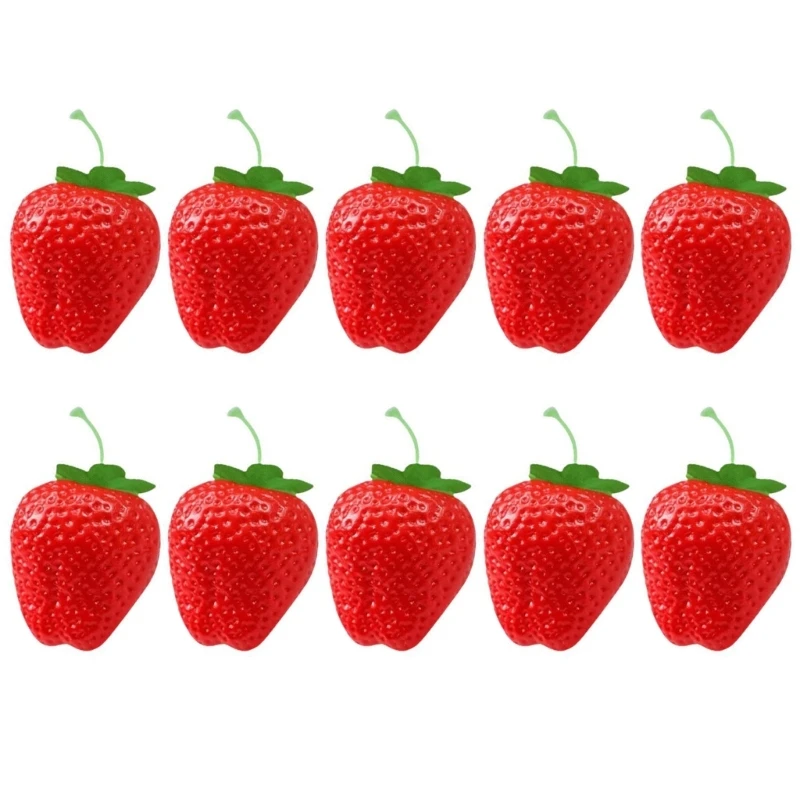

Realistic Simulation Strawberry Educational Fruit Toy for Home Decoration 15UB
