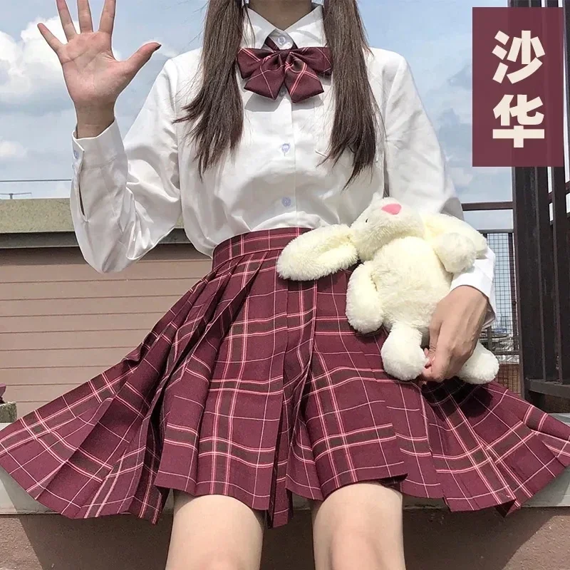 Donne Harajuku Stile Preppy Dolce Kawaii Gonna Scozzese A Pieghe Estate Coreano Jk Uniforme A Vita Alta Mini A-Line Gonne Femminile MN1