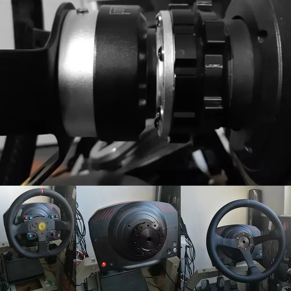 Aluminum 3.5inch Steering Wheel Adapter Sim Racing Gaming Modified Interior DecorationFor Thrustmaster TXT300 T500TS