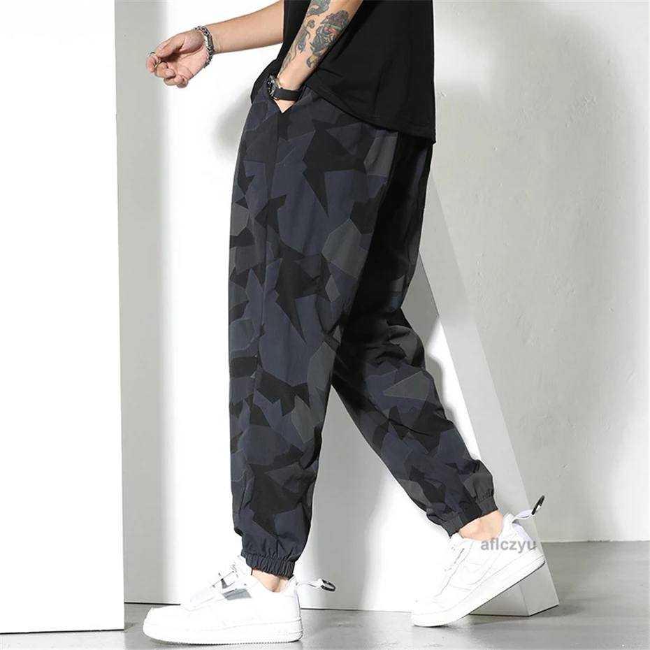 CamSolomon-Pantalon de jogging pour homme, style camouflage décontracté, longueur de rinçage, mode astronomique, grande taille 6XL