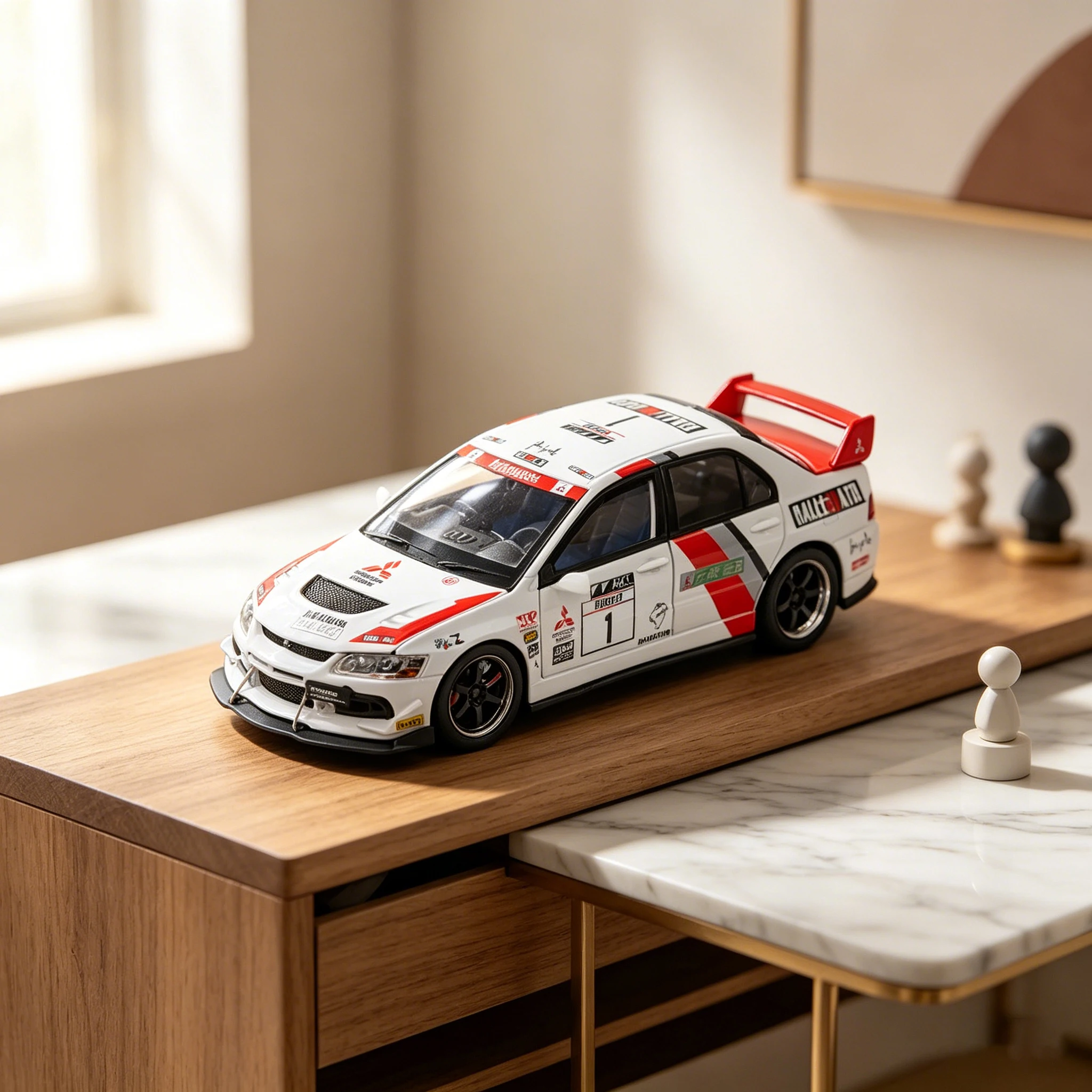 

Mitsubishi EVO Model Alloy 1:32 Simulated Jdm Sports Car, Children's Toy Collection Model Ornaments for Boys Gifts