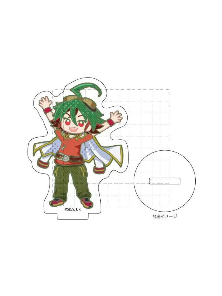 애니메이션 유희왕! ARC-V 아크릴 스탠드 미니 피규어 인형 게임, 유지오오 유야 사카키 레이지 아카바 키체인, 코스프레 키링 펜던트 선물