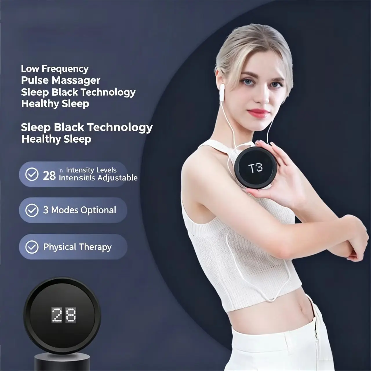 

VNS Therapy Ear Clip Device Non-Invasive Sleep Improvement & Mood Regulation Technology