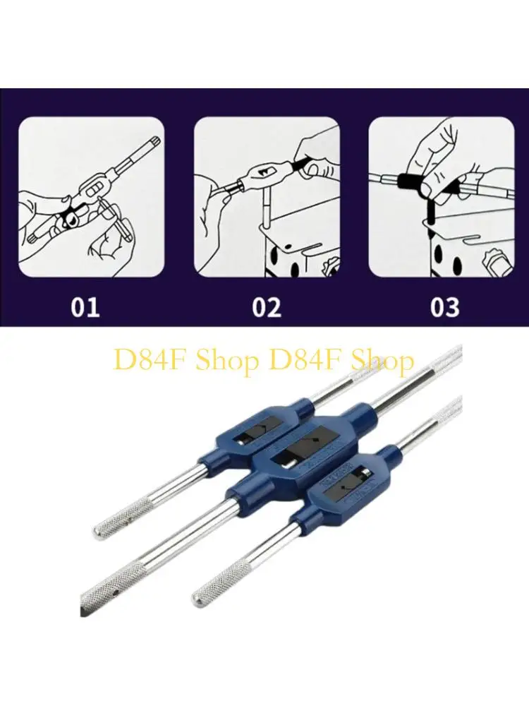 D84F 1Pcs Adjustable Tap Wrenches Holder for Tap and Die Set for Professional and DIY Use
