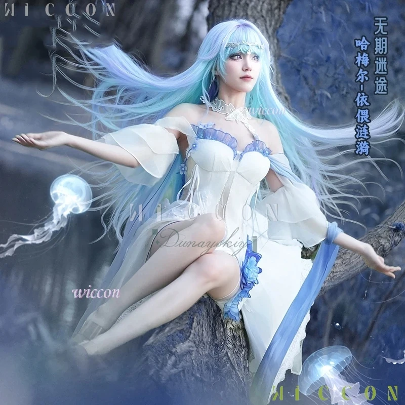 

g'7,n\5;e,8\v,5/Halloween Costumes Hamel Cosplay Costume GAME Path To Nowhere Wig Headwear Full Set Accessories Adult f;4'v.7/n\