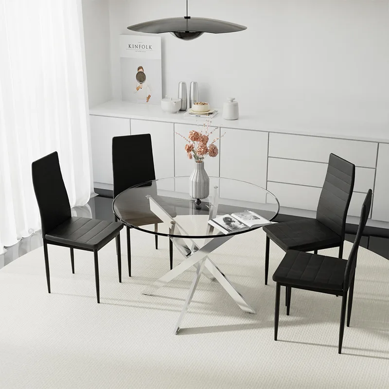 Dining Table and Chair Set Commercial Restaurant Cafe Furniture for Reception Negotiation Area Complete Seating