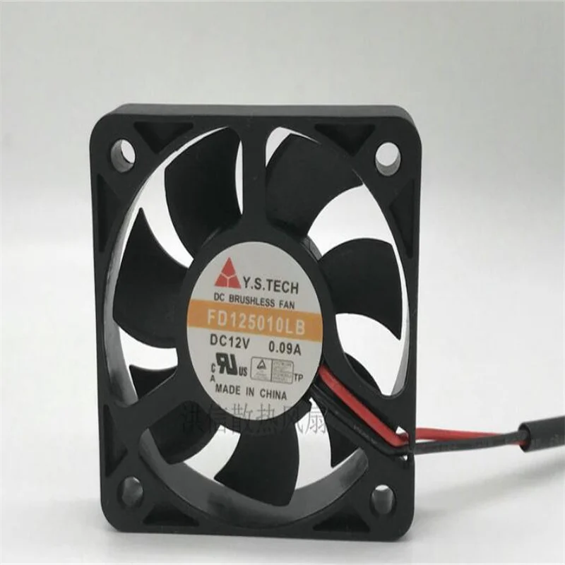 

FD125010LB DC12V 0.09A 5CM 5010 two-wire silent cooling fan