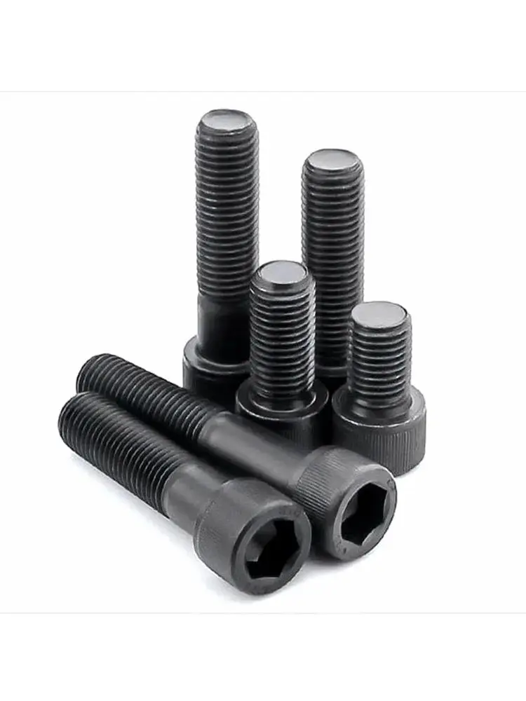 1/20 Stück UNC UNF 0 # 2 # 3 # 4 # bis 10 # 1/4-20 5/16-18 bis 5/8-11 Schwarze 12.9 Grad Stahl Sechskant-Innensechskantschraube mit Zylinderkopf – Detail 3