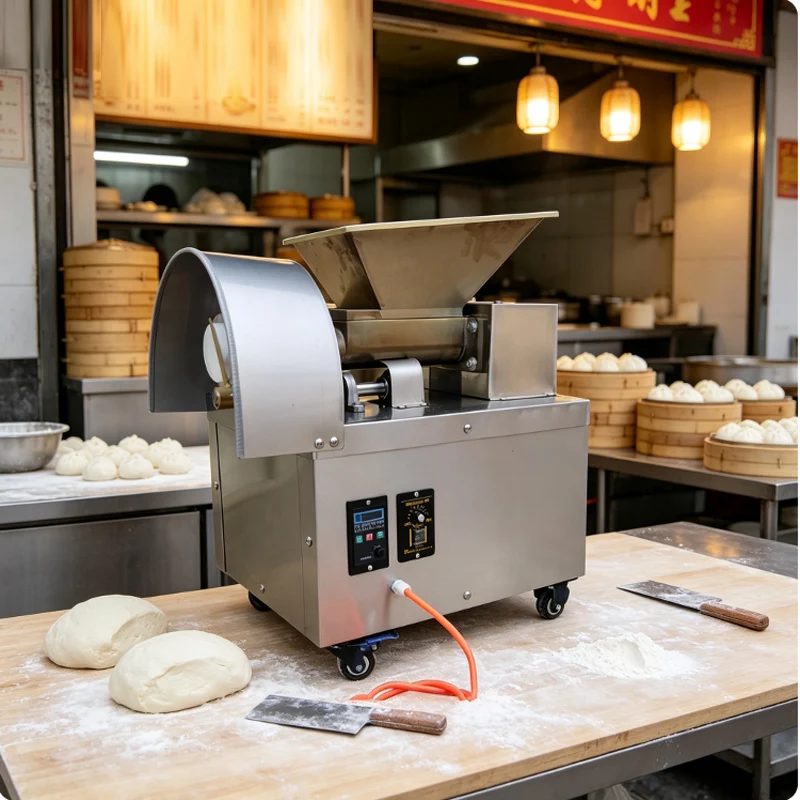 High Quality Multifunction Bakery Dough Divider Rounder Cutting Split Machines Machine 150kg/H Automatic Dough Divider