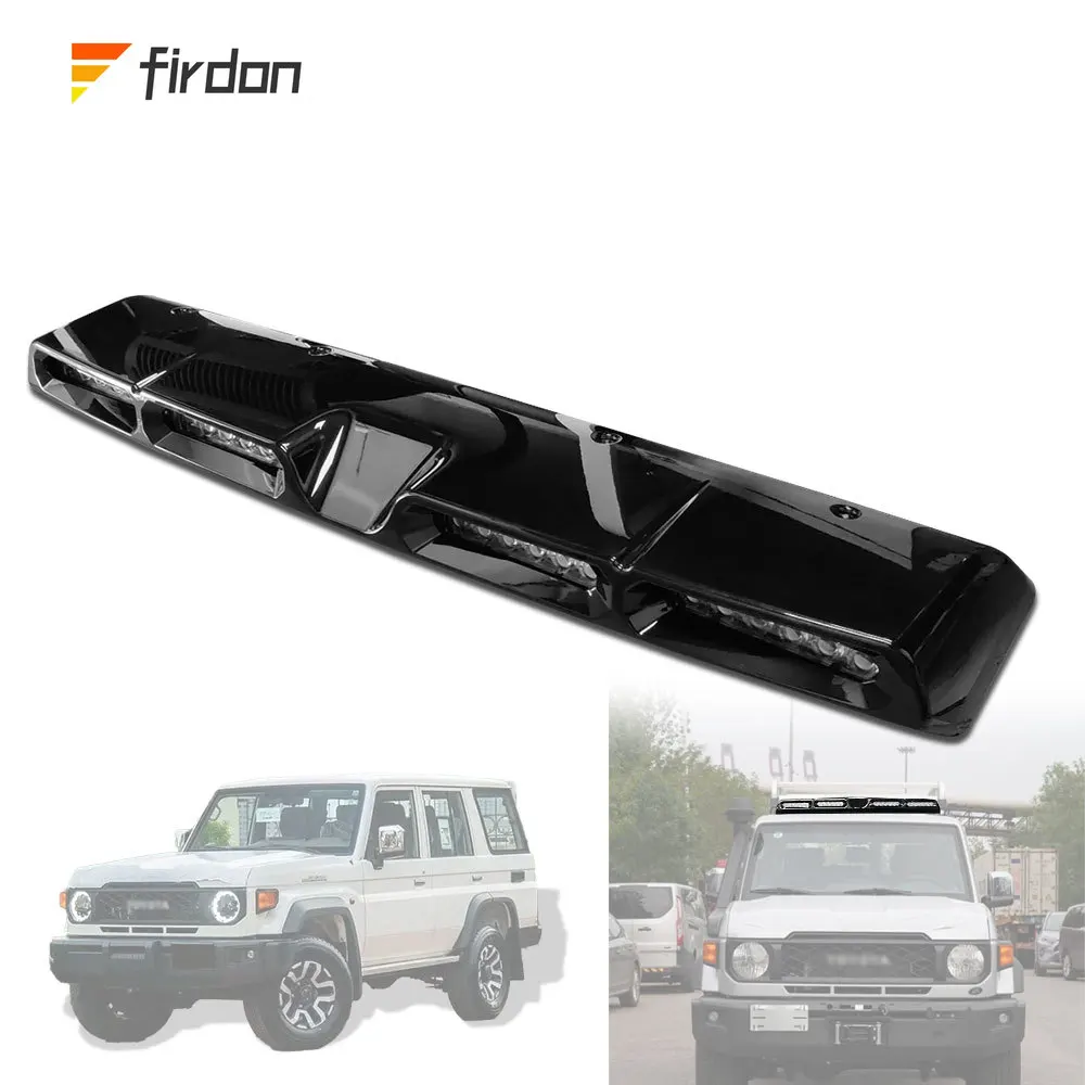 High Quality Front Glossy Black top light LED Roof Light For Toyota Land Cruiser LC76