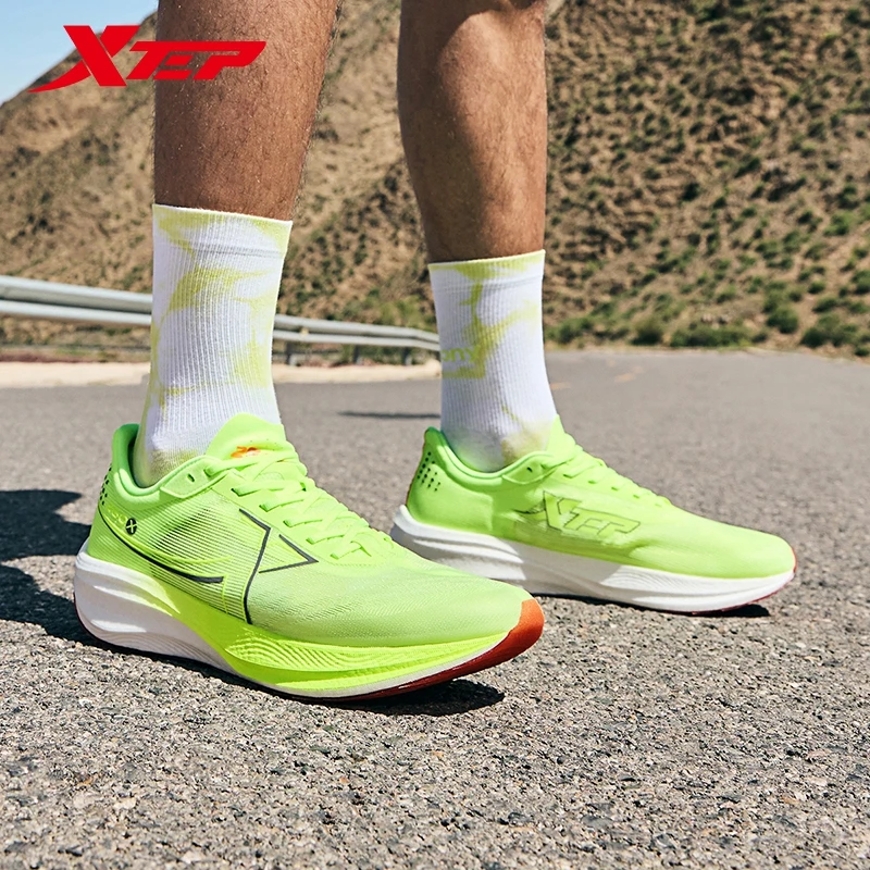 Xtep 260X Running Shoes For Men 2024 Summer Comfortable Cushioning Lightweight Stronger Propulsive Force Sneakers 976219110065