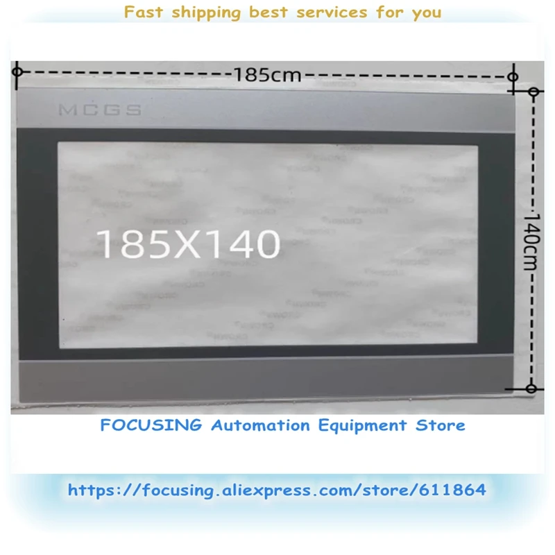 MCGS tela de vidro de toque de 7 polegadas para TPC7021 7022 7032 7062 7072