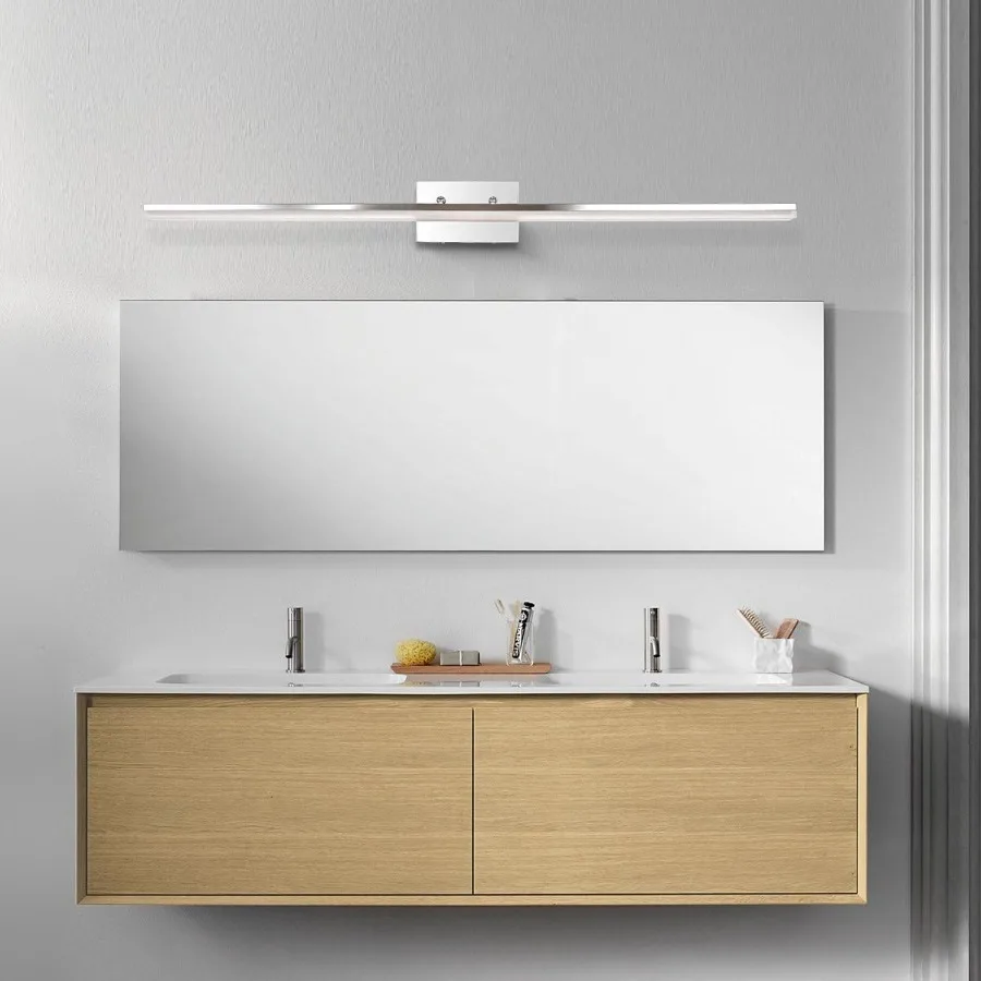 Modern LED Vanity Lights for Bathroom Chromed