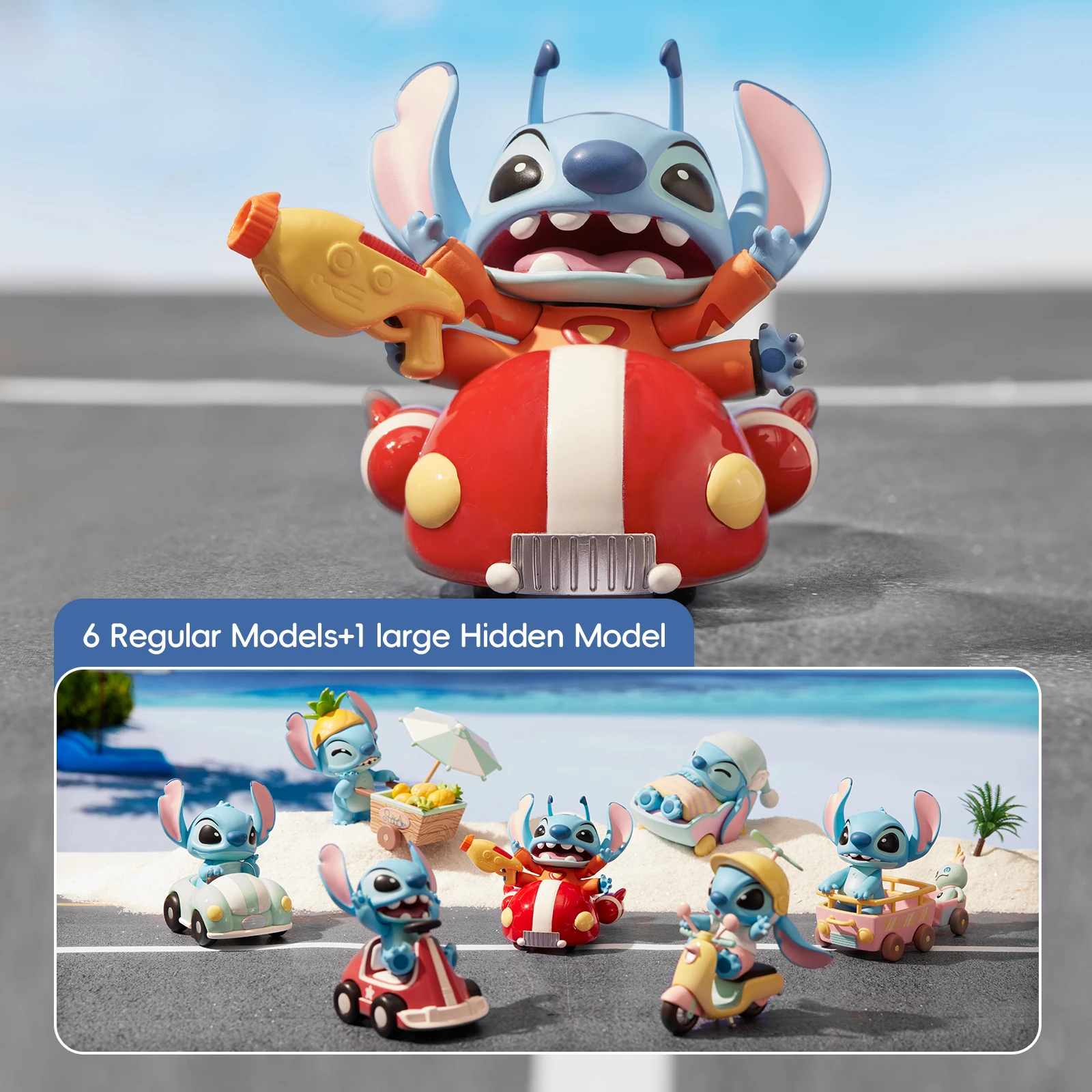 MINISO Disney Stitch Blind Box Vinyl Figure Trip Collection Surprise Box Anime Figure Art Toy Desktop Decoration Display Gift
