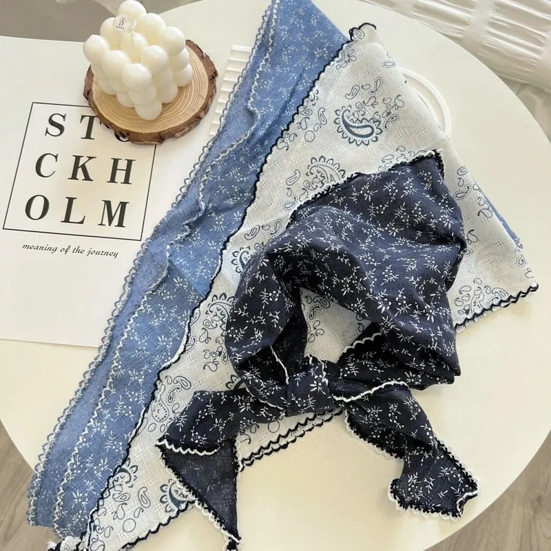 Рисунок 5 - 2025 винтажный шарф на шею с цветком пейсли