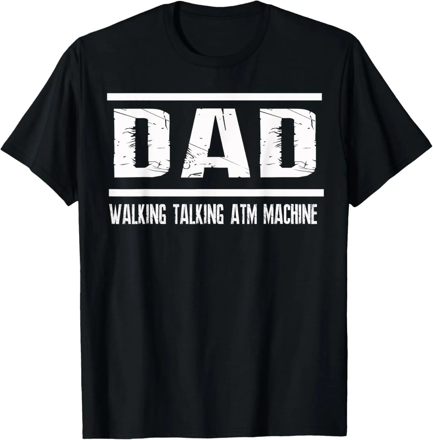 تي شيرت رجالي من Dad Walking Talking ATM Machine هدية عيد الأب