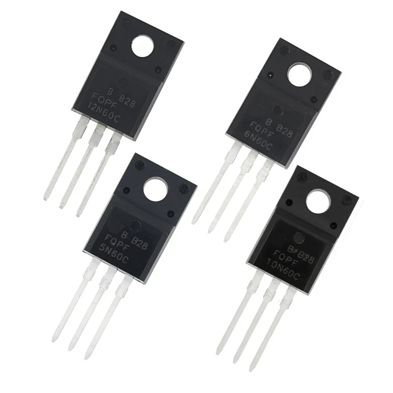 10PCS FQPF2N60C FQPF4N60C FQPF4N90C FQPF5N60C FQPF6N60C FQPF7N60C FQPF8N60C FQPF10N60C FQPF10N65C TO220F The field effect tube