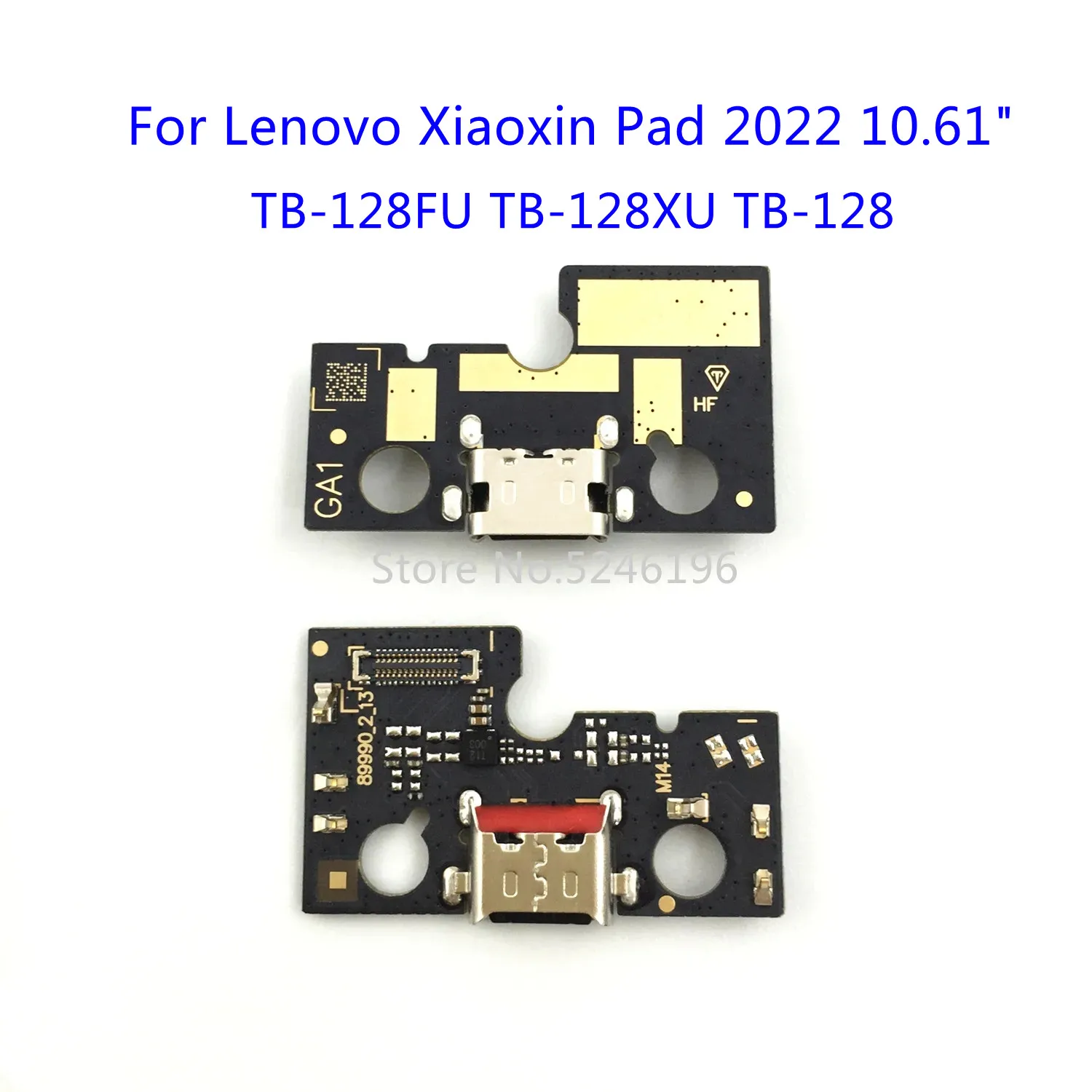 

1 шт. USB-порт для зарядки, разъем для зарядного устройства для Lenovo Xiaoxin Pad 2022 10,61 дюйма TB-128FU TB128FU TB-128XU TB-128 Замена детали.