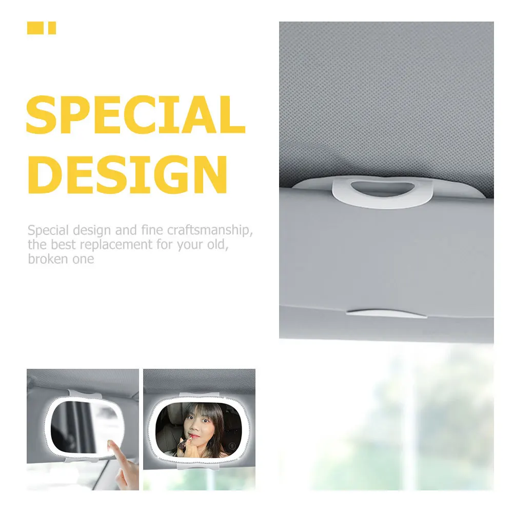 

Car Visor Vanity Mirror Accurate Color Reproduction Natural Daylight Simulation Durable Long Lasting Car Lighted Makeup Mirror