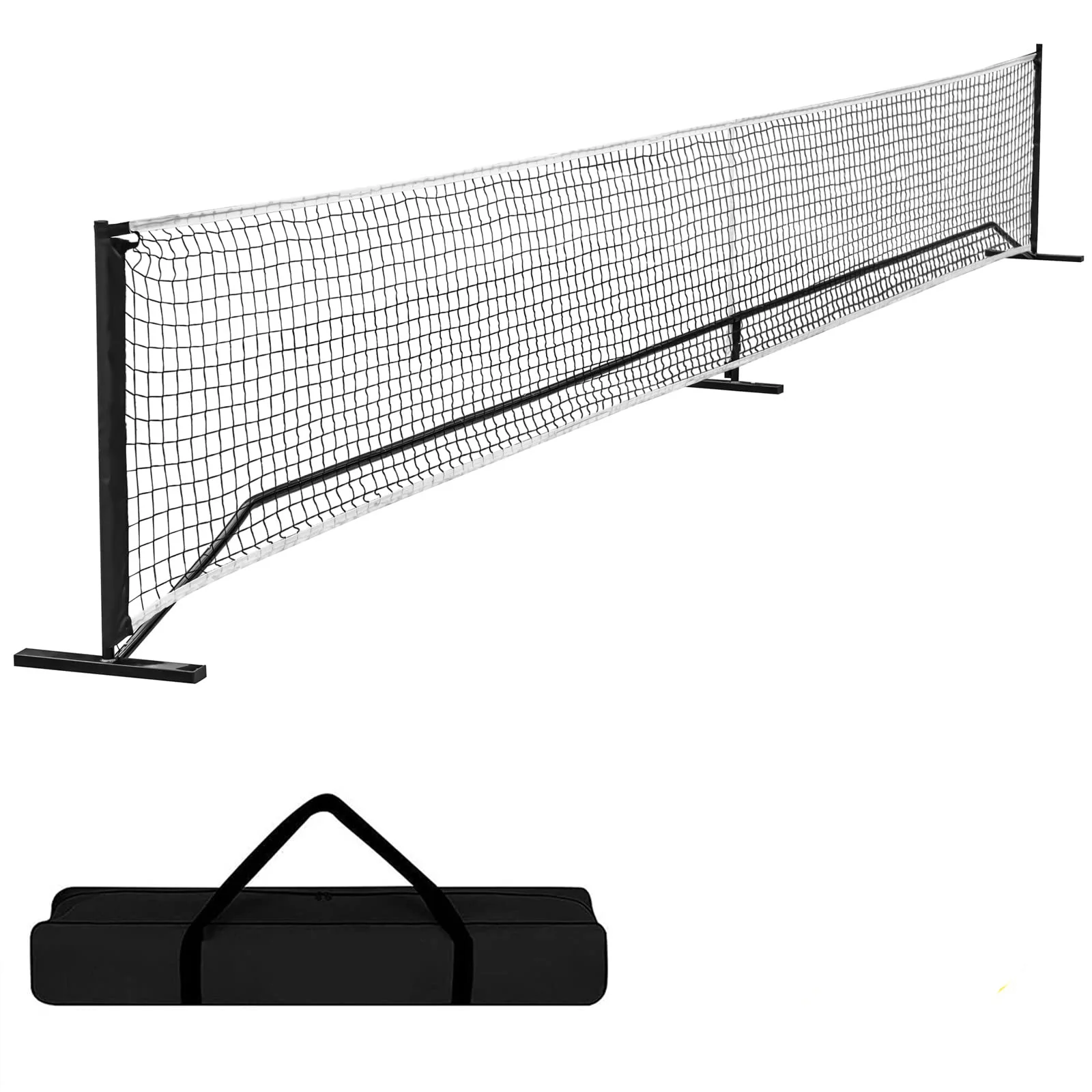 Portable 6.7*0.9 Meters Badminton Net and Pickleballs Special Ball Net with Handbag for Competitive Play