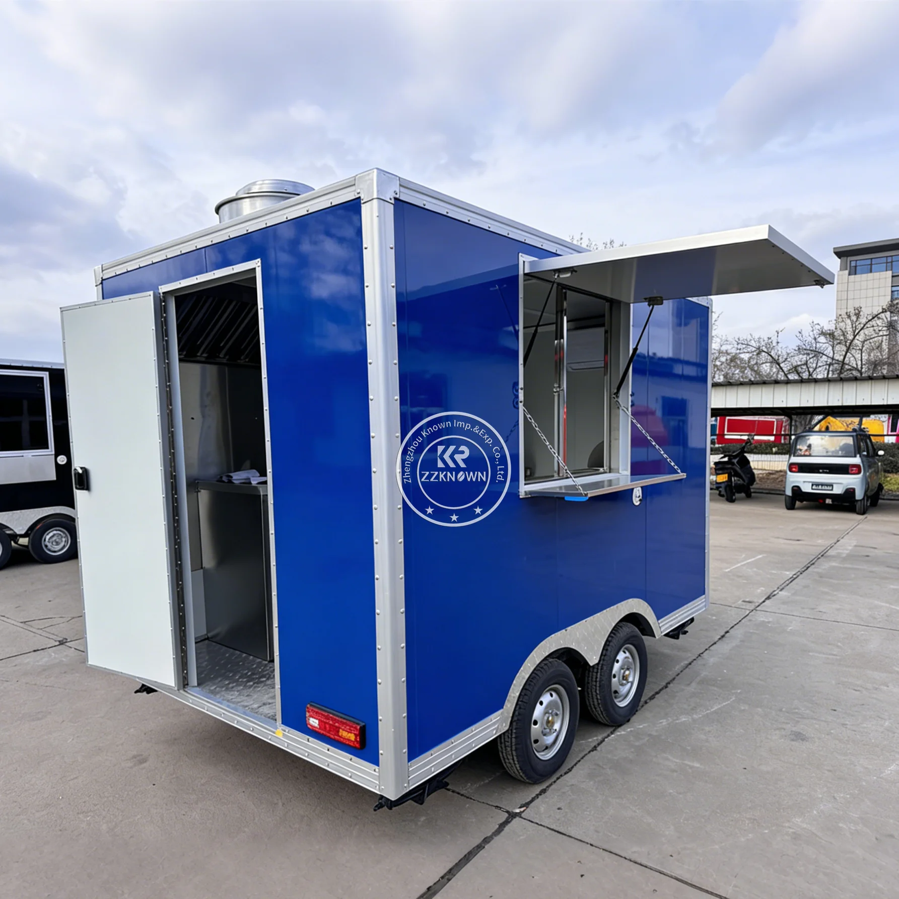 

Mobile Kitchen Truck Mobile Fully Equipped Ice Cream Hot Dog Food Truck Fast Street Snack Food Trailer Fully Equipped