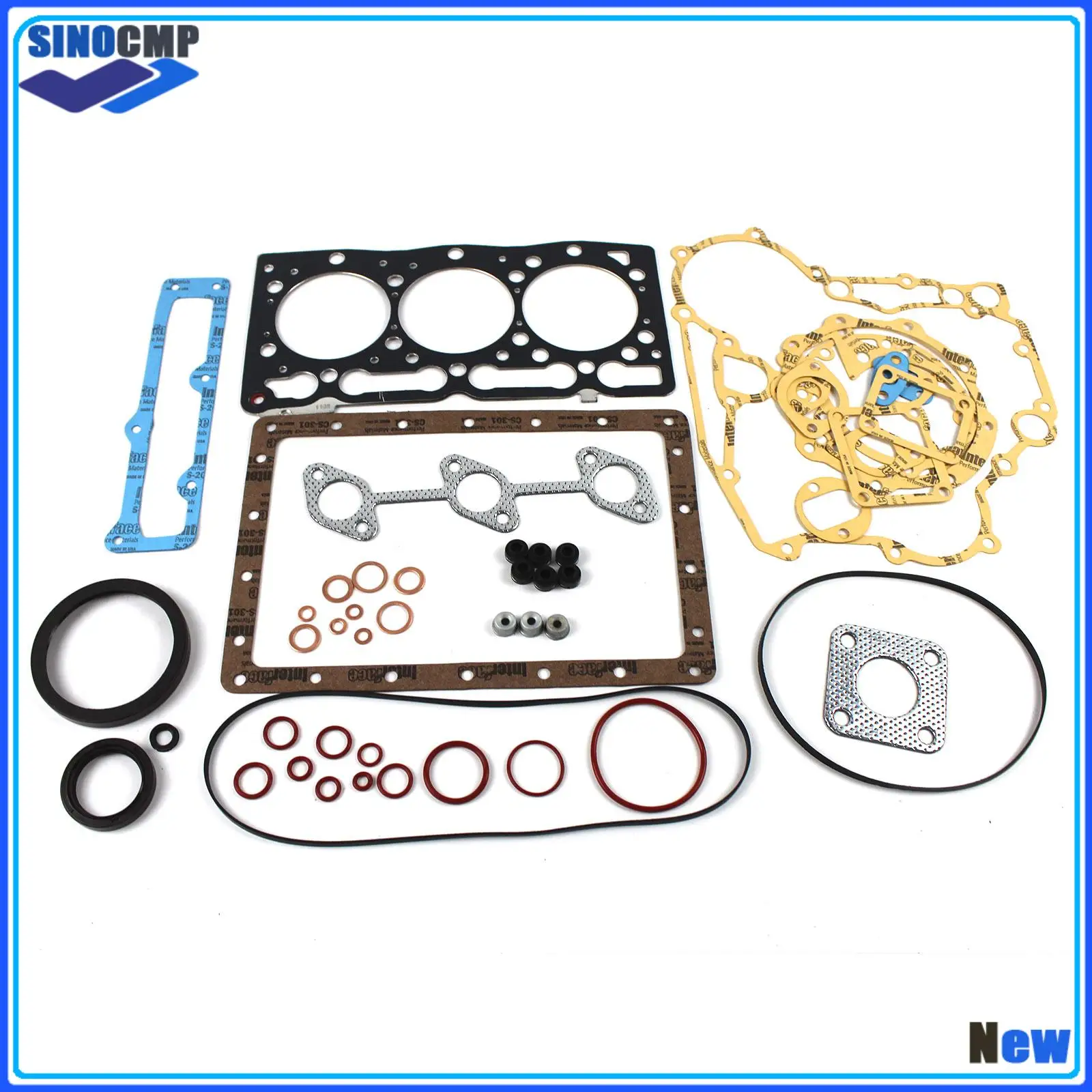 

Engine Gasket Kit D1105 For Kubota Tractor U25S KX41H Excavator F2400 F2880E Front Mower D28 Zero Turn Mower 2400HST-D B7610HSD
