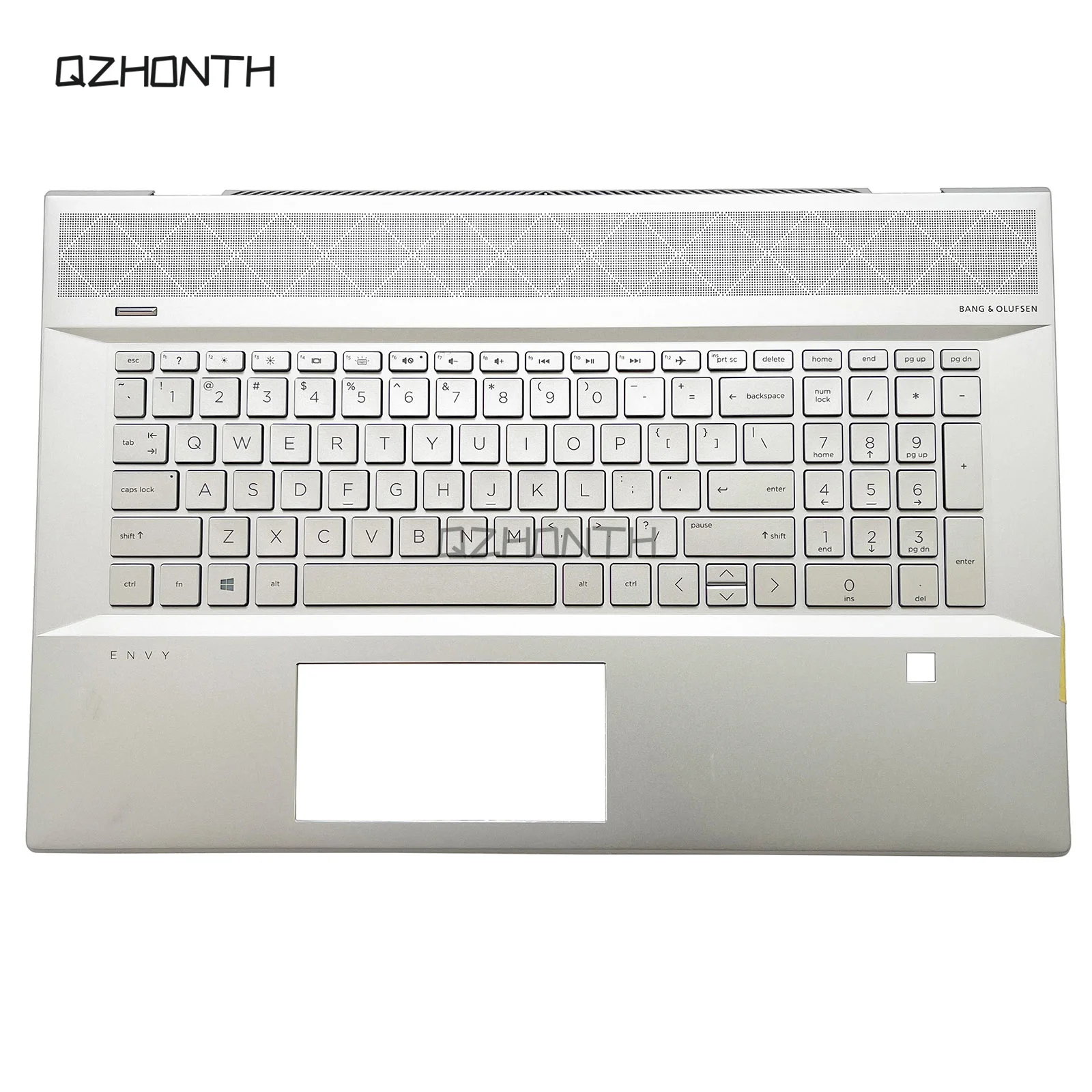 

New For HP ENVY 17-CE 17M-CE TPN-W145 Palmrest Upper Case w/ Backlit Keyboard Silver L57592-001