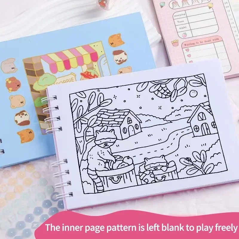 كتاب تلوين جيد من بوبي للبالغين والمراهقين، كتب تلوين تعليمية، قرطاسية للطلاب، هدايا للأطفال #4