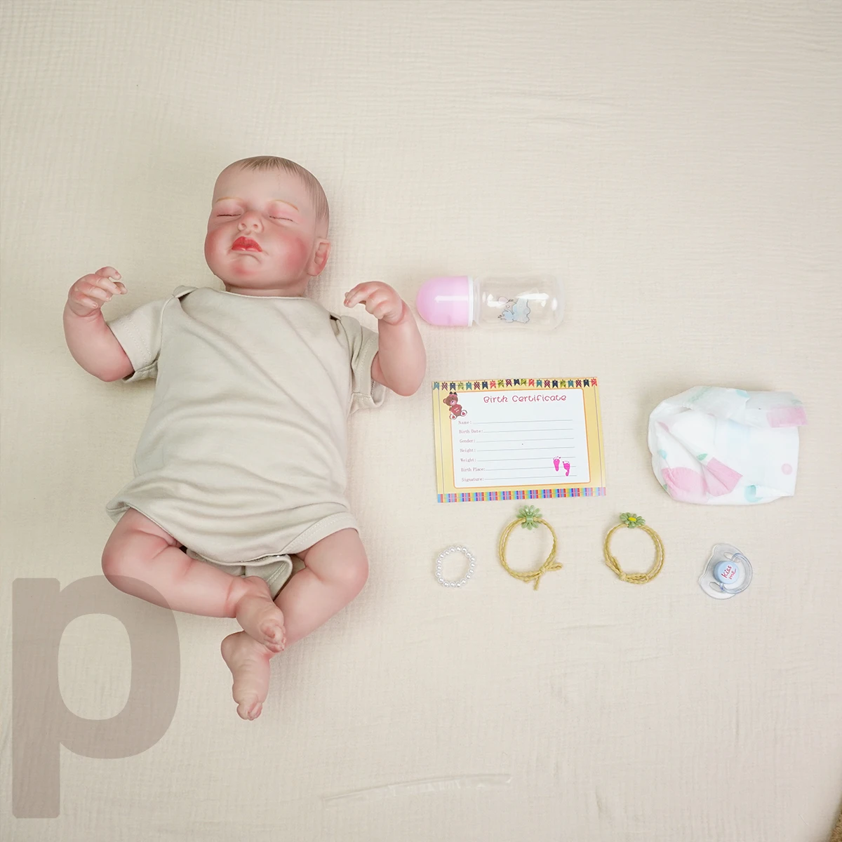 JOYORA 50CM Newborn Art Doll Fashionable And Cute Rebirth Doll Soft Cloth Body Realistic 3D Skin Completed Painting Birthday Gif