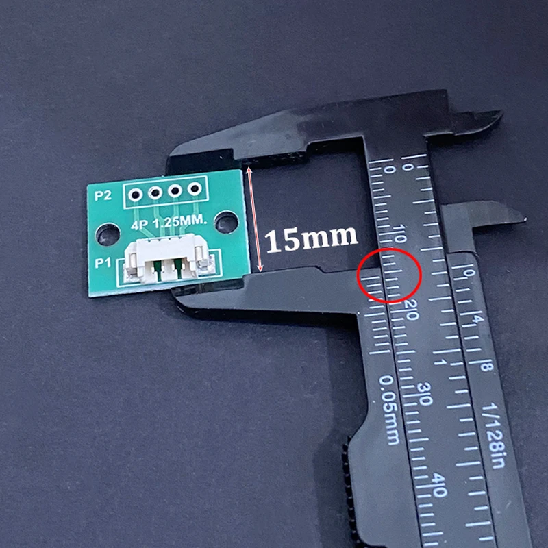1,25 mm Rastermaß Horizontaler SMD-Anschlussadapter 4P 6P 8P 10P 12P JST-Adapterplatine umgewandelt in 2,54 mm DIP-Stiftleiste PCB-Testplatine – Detail 10