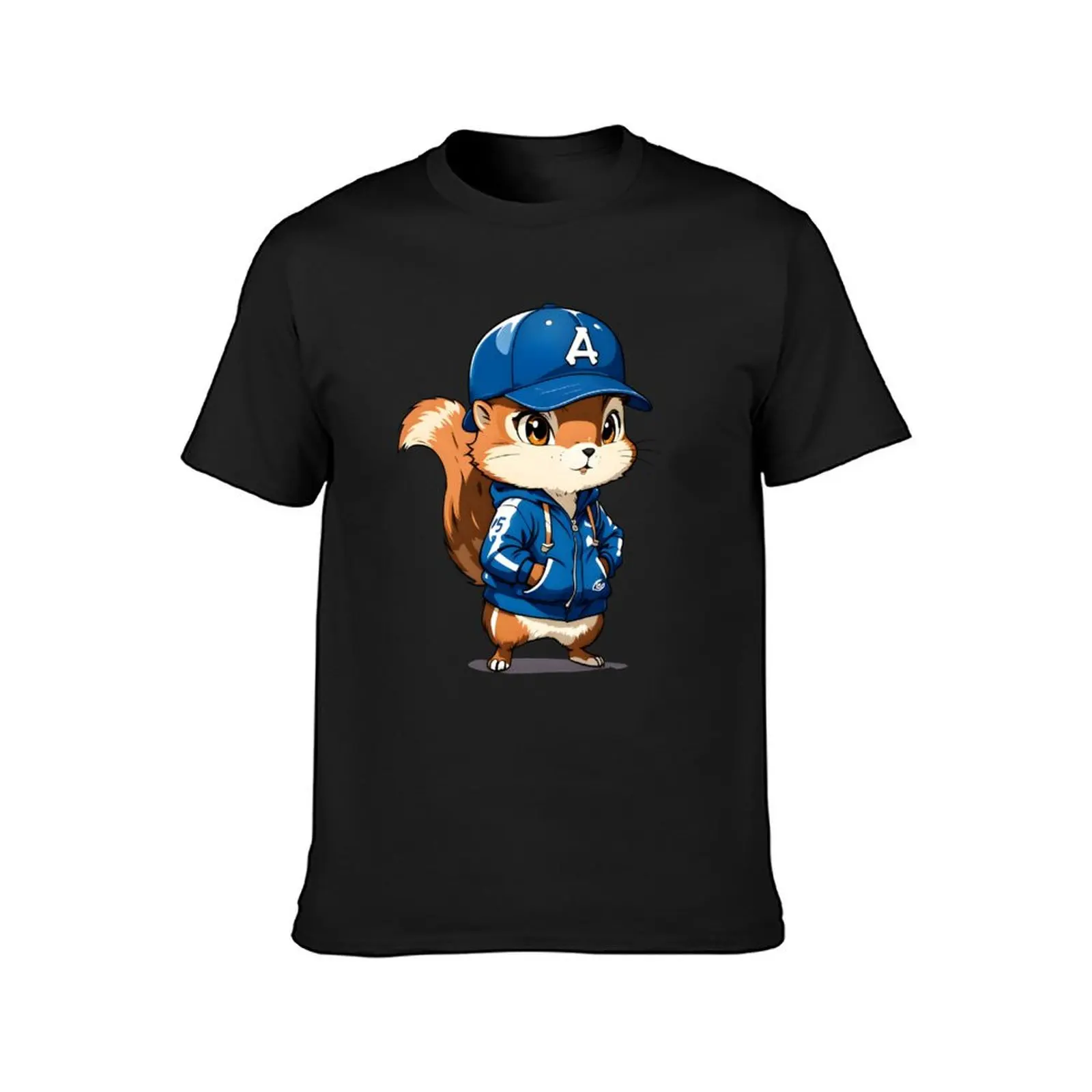 Champ Chipmunk T-Shirt sports fans boys whites summer tops heavyweights t shirts men