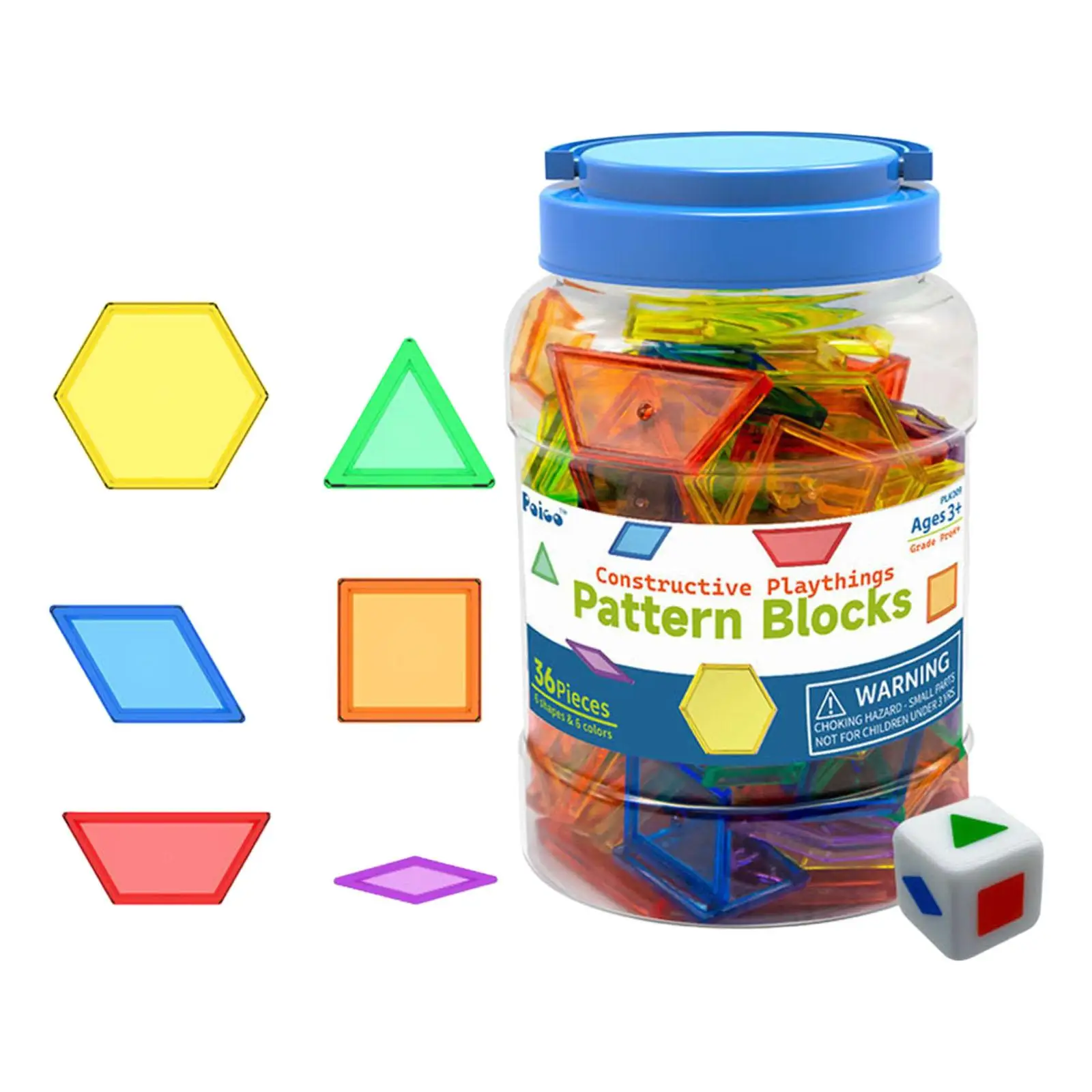 Ensemble de blocs de motifs portables pour enfants, mini pièces de motifs, coloré, transparent, jeux, salle de jeux, activité, maternelle, cadeau pour enfants